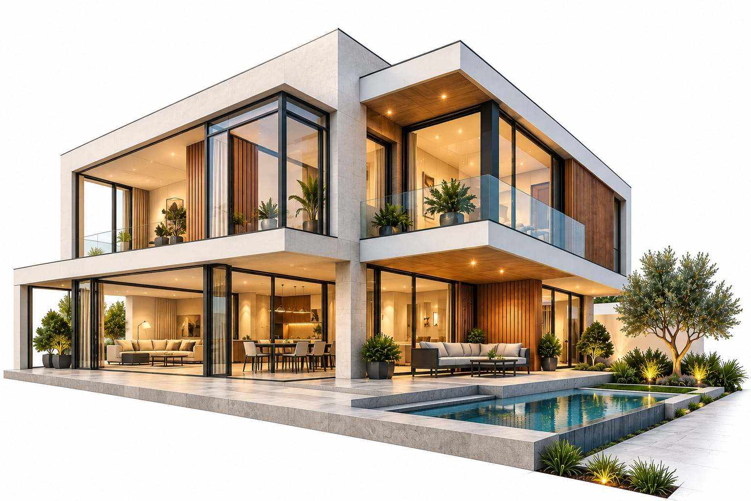 Vivienda moderna con reforma integral, piscina y jardín